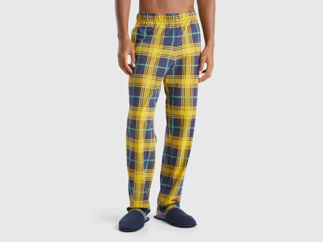 Benetton, Pantalon Tartan, taille L, Multicolore - United Colors of Benetton - Modalova