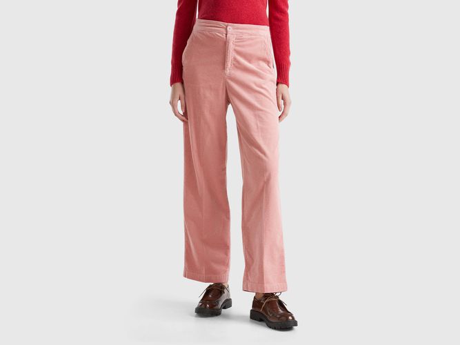 Benetton, Pantalon Ample En Velours, taille, Rose - United Colors of Benetton - Modalova