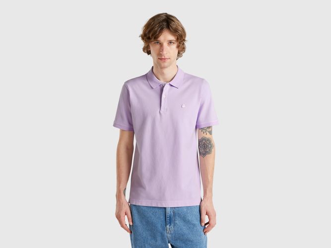 Benetton, Polo Ajusté Lilas, taille XXXL, Lilas - United Colors of Benetton - Modalova