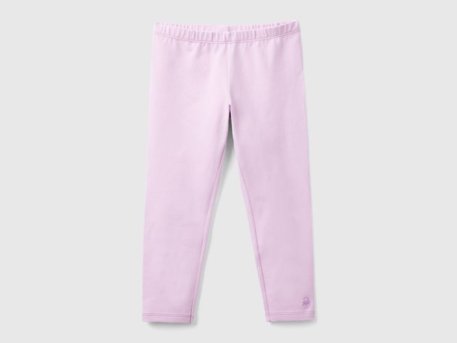 Benetton, Leggings In Cotone Stretch, taglia 116, Lilla, Bambini - United Colors of Benetton - Modalova