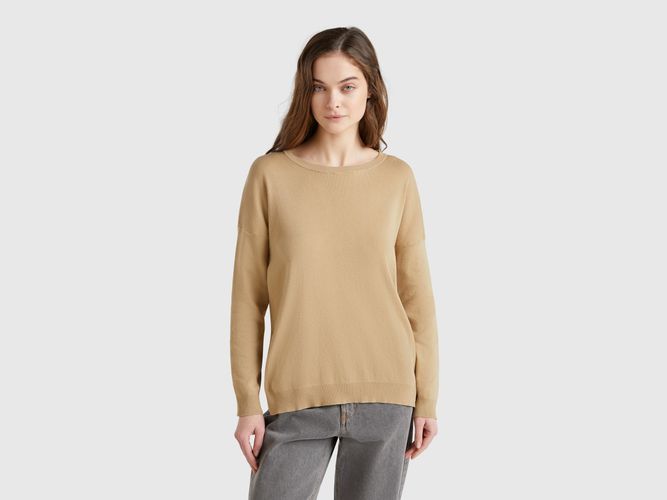 Benetton, Pull Over-fit En Coton, taille L, - United Colors of Benetton - Modalova