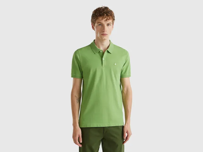 Benetton, Polo Ajusté Vert Olive, taille XXL - United Colors of Benetton - Modalova