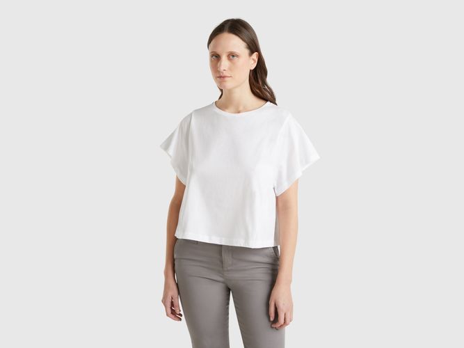 Benetton, T-shirt Coupe Confort, taille M, Blanc - United Colors of Benetton - Modalova