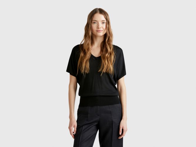 Benetton, Chemise À Manches Courtes, taille XS, Noir - United Colors of Benetton - Modalova