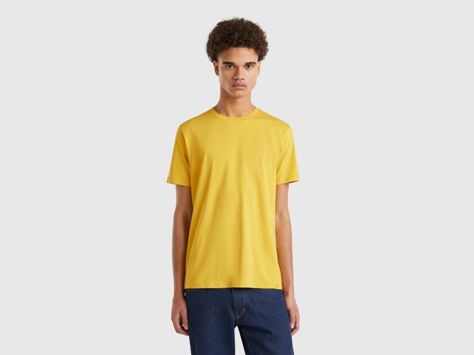 Benetton, T-shirt Jaune Moutarde, taille XXL, Moutarde - United Colors of Benetton - Modalova