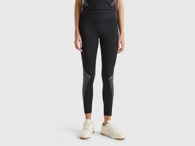 Benetton, Legging De Sport Sans Coutures, taille L, Noir - United Colors of Benetton - Modalova