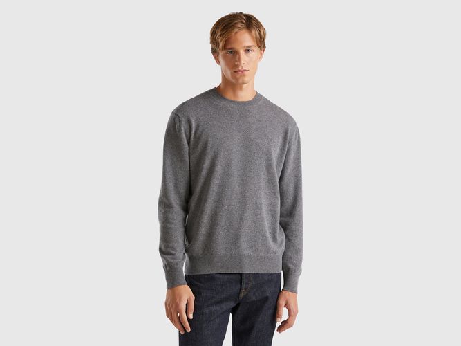 Benetton, Pull Gris Foncé En Pur Cachemire, taille L, Gris Foncé - United Colors of Benetton - Modalova