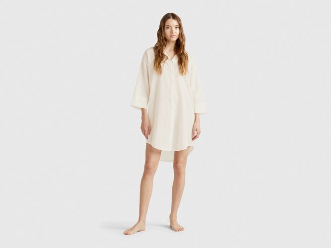 Benetton, Robe Chemise, taille L, Crème - United Colors of Benetton - Modalova