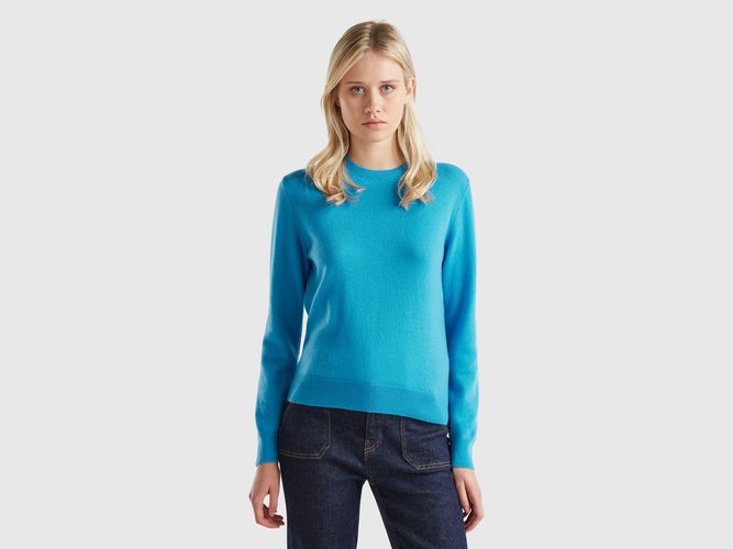 Benetton, Pull Bleu En Pur Cachemire, taille L, Bleu Clair - United Colors of Benetton - Modalova