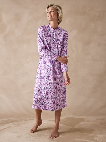 Chemise de nuit en coton émerisé - Daxon - Modalova