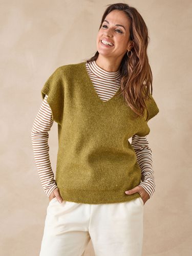 Pull sans manches avec laine et mohair - Daxon - Modalova
