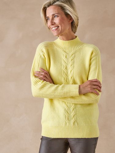 Pull col montant en jersey envers - Daxon - Modalova