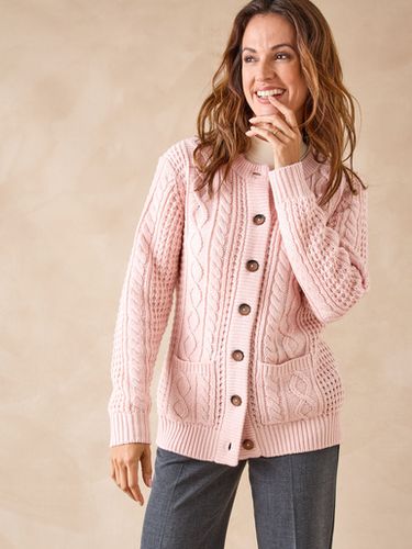 Cardigan torsadé col rond - Daxon - Modalova