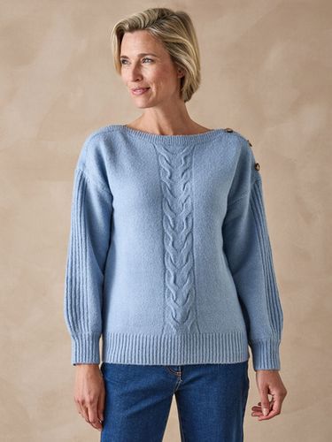 Pull encolure bateau en jersey envers - Daxon - Modalova