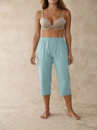 Pantacourt de pyjama maille pur coton - Daxon - Modalova