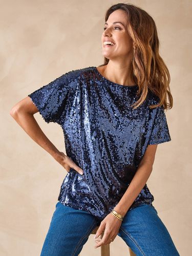 Tee-shirt à sequins - Daxon - Modalova