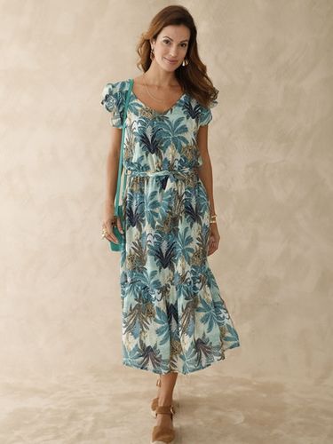 Robe bas volantée - Daxon - Modalova