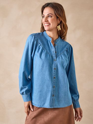 Blouse en denim fluide - Daxon - Modalova