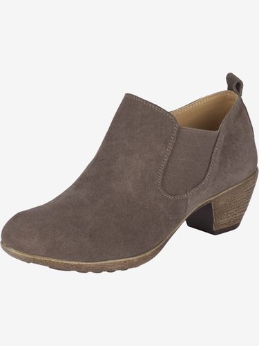 Bottines cuir velours de vache - Helline - Modalova