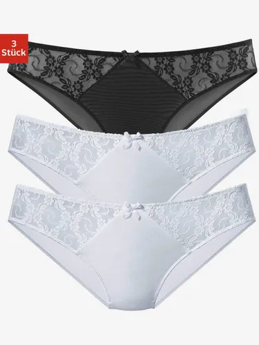 Slip dentelle jacquard - petite fleur - Modalova