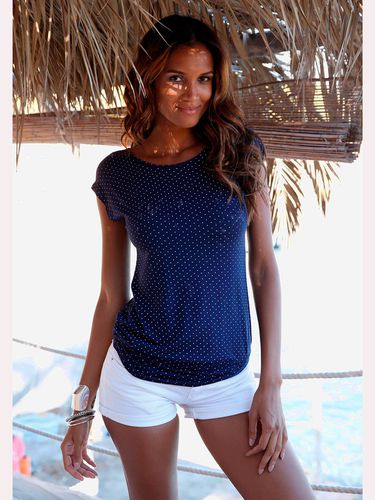 T-shirt long t-shirt avec joli imprimé - - - LASCANA - Modalova