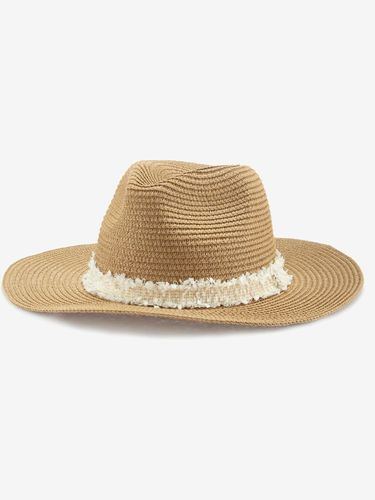 Chapeau de paille estival avec ruban textile tendance - LASCANA - Modalova
