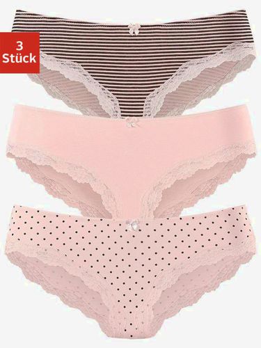 Lot de 3 slips bikini - , - LASCANA - Modalova