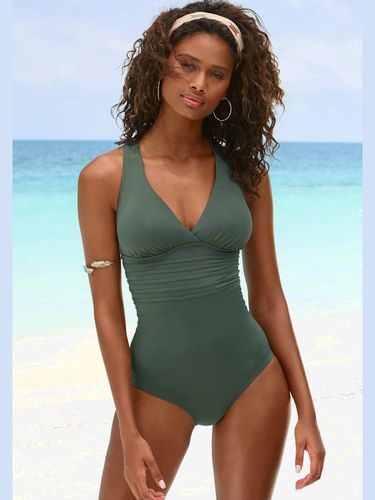 Maillot de bain rubans croisés au dos - LASCANA - Modalova