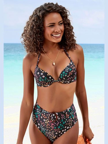 Haut de bikini push-up imprimé floral moderne - s.Oliver - Modalova