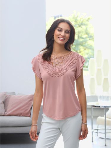 T-shirt à manches courtes superbe dentelle - Fair Lady - Modalova