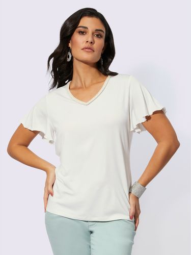 T-shirt en v avec viscose (ecovero) - Creation L - Modalova