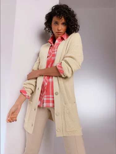 Veste longue en tricot - CREATION L PREMIUM - Modalova