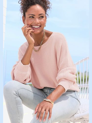 Pull col rond manches chauve-souris - LASCANA - Modalova