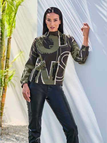 Pull jacquard tricot jacquard élégant - - Rick Cardona - Modalova