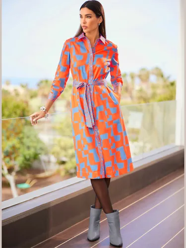 Robe-chemisier qualité tissée - - Rick Cardona - Modalova