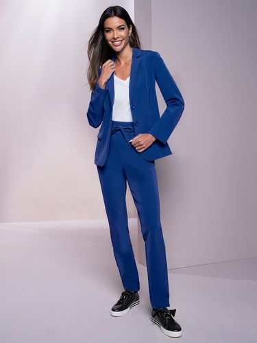 Tailleur pantalon qualité extensible - Rick Cardona - Modalova