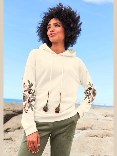 Sweat à capuche motif de broderie haute qualité - - Linea Tesini - Modalova