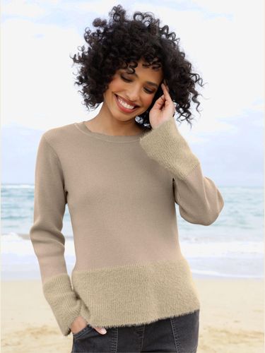 Pull en tricot fin fil fantaisie doux - Linea Tesini - Modalova