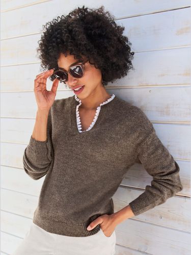 Pull empiècement en dentelle délicat - Linea Tesini - Modalova