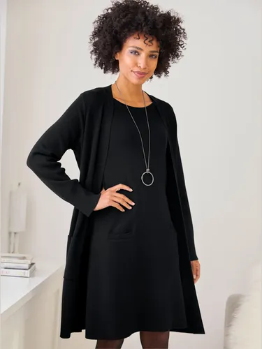 Veste longue en tricot 70% viscose - Linea Tesini - Modalova
