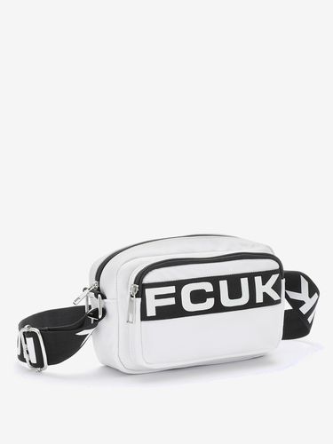 Mini-sac sportif avec logo imprimé tendance et bandoulière réglable - FCUK - Modalova