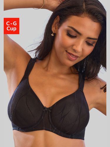 Soutien-gorge minimiseur féminin (sans garnissage) avec armatures et larges bretelles légèrement doublées - Nuance - Modalova