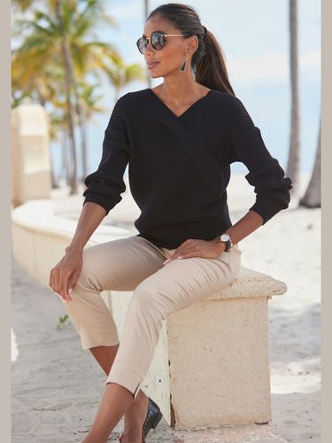 Pull en tricot encolure originale - LASCANA - Modalova