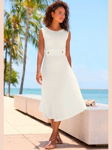 Robe mi-longue encolure ronde - LASCANA - Modalova