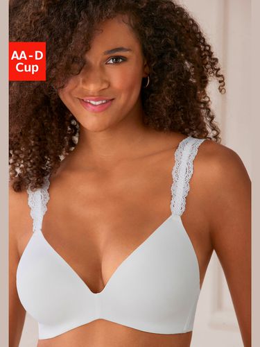 Soutien-gorge push-up, bretelles en dentelle fine - LASCANA - Modalova