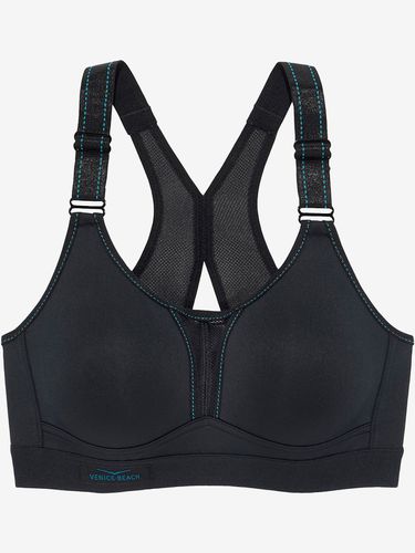 Soutien-gorge de sport avec bonnets préformés sans coutures et sans garnissage et dos rayé sportif - Venice Beach - Modalova