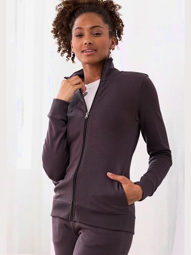 Veste sweat basique, logo imprimé et broderie - Bench. Loungewear - Modalova