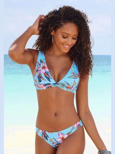 Haut de bikini triangle design floral - LASCANA - Modalova