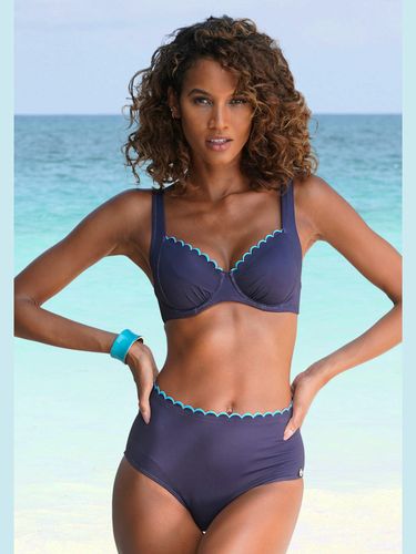 Bas de maillot de bain taille haute double bordure cocotte - - LASCANA - Modalova