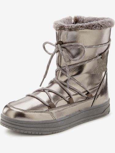 Bottines d'hiver avec doublure chaude confortable et effet métallisé - / - LASCANA - Modalova